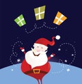 Santa claus with christmas presents Royalty Free Stock Photo