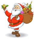 Santa Claus Color Illustration Royalty Free Stock Photo