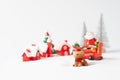 santa claus coming town Royalty Free Stock Photo