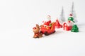 santa claus coming town Royalty Free Stock Photo