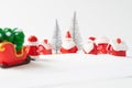 santa claus coming town Royalty Free Stock Photo