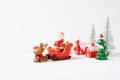 santa claus coming town Royalty Free Stock Photo