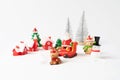 santa claus coming town Royalty Free Stock Photo