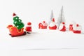 santa claus coming town Royalty Free Stock Photo