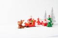 Santa claus coming town Royalty Free Stock Photo