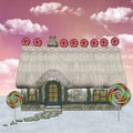 Santa Claus cottage Royalty Free Stock Photo