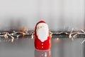 Santa Claus. Cristmas background with copy space. Royalty Free Stock Photo