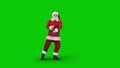 Santa Claus dances k-pop Gangnam style happy energetic dance