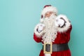 Santa Claus dancing Royalty Free Stock Photo