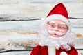 Santa Claus doll portrait close up. Royalty Free Stock Photo