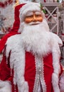 Santa Claus doll with presents. Lovely Merry Christmas and Happy new Year 2022 with Santa Claus doll