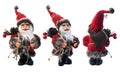 Santa Claus doll, 3 views Royalty Free Stock Photo