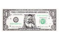 Santa Claus Dollar with clipping path