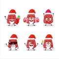 Santa Claus emoticons with ackee cartoon character