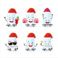 Santa Claus emoticons with aeropress cartoon character