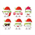 Santa Claus emoticons with fenel cartoon character