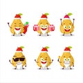 Santa Claus emoticons with pomelo cartoon character