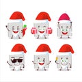 Santa Claus emoticons with single electric adapter cartoon character