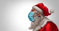 Santa Claus Face Mask