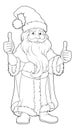 Santa Claus Father Christmas Cartoon Royalty Free Stock Photo