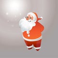 Santa Claus with glasses smilings Royalty Free Stock Photo