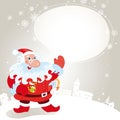 Santa claus greeting card Royalty Free Stock Photo