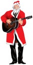 Santa Claus Guitar Player