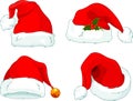 Santa Claus hat collection