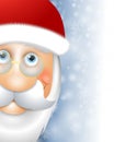 Santa Claus Head Border Royalty Free Stock Photo