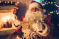 Santa Claus in his residence Royalty Free Stock Photo