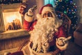 Santa Claus in his residence Royalty Free Stock Photo