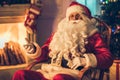 Santa Claus in his residence Royalty Free Stock Photo