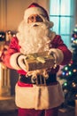 Santa Claus in his residence Royalty Free Stock Photo