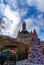 Santa Claus house, Place du Capitole on christmas in Toulouse, France