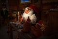 Santa Claus house, Place du Capitole on christmas in Toulouse, France