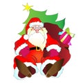 Santa claus,hristmas, new year ,background