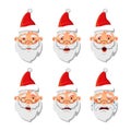 Santa Claus icon set