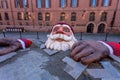 Santa Claus installation of contemporary Modena art