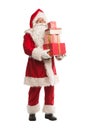 Santa Claus isolated on white background, with work path included for easy isolation