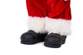 Santa Claus legs, cropped image.