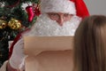 Santa Claus and child Royalty Free Stock Photo