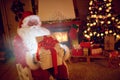 Santa Claus with magical gift for you