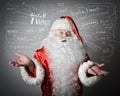 Santa Claus and many wishes Royalty Free Stock Photo