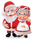 Santa Claus and Mrs Claus