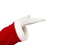 Santa Claus open hand Royalty Free Stock Photo