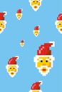 Santa Claus pattern Royalty Free Stock Photo