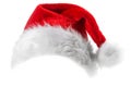 Santa Claus red hat isolated Royalty Free Stock Photo