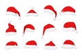 Santa Claus red hat vector Royalty Free Stock Photo