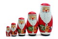 Santa Claus Russian Nesting Do Royalty Free Stock Photo