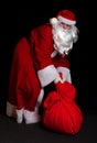 Santa Claus with a sac Royalty Free Stock Photo